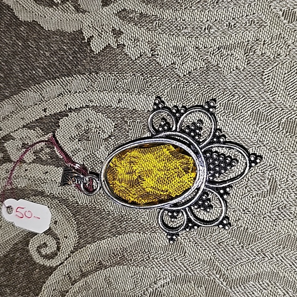 New Large Citrine quartz pendant - Picture 5 of 8